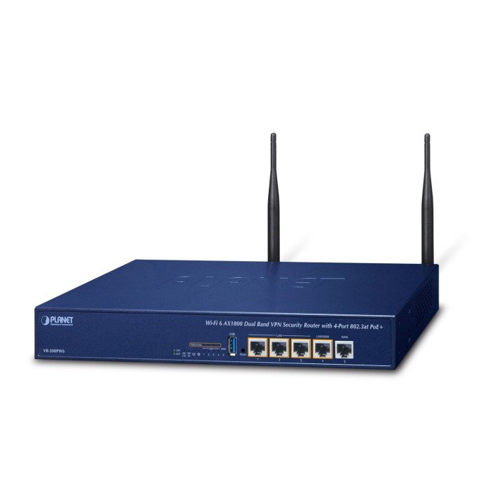 PLANET VR-300PW6 Wi-Fi 6 AX1800 dviejų juostų maršrutizatorius