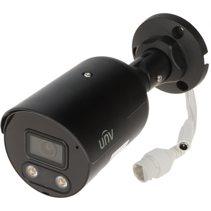 Камера видеонаблюдения Uniview IPC2128SB-ADF28KMC-I0-BLACK 4K UHD Security Camera with Two-Way Audio and IR Illuminator