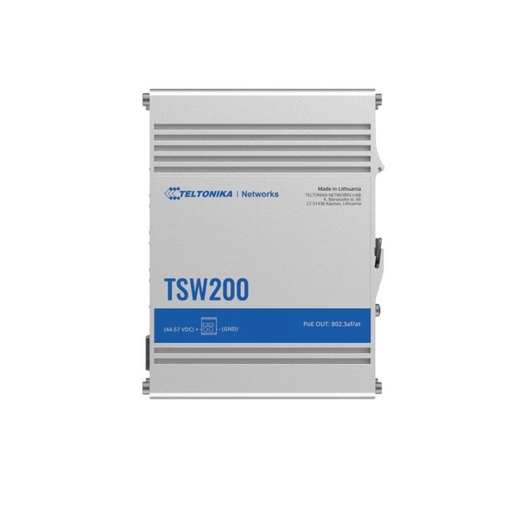 Teltonika TSW200 Industrial Unmanaged PoE+ Switch