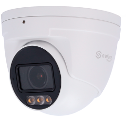 SAFIRE SMART SF-IPT511ZA-4E1-NIGHT 4MP āra kupola IP kamera ar PoE, Wi-Fi, IP67, 30m IR, balto LED, iebūvētu mikrofonu