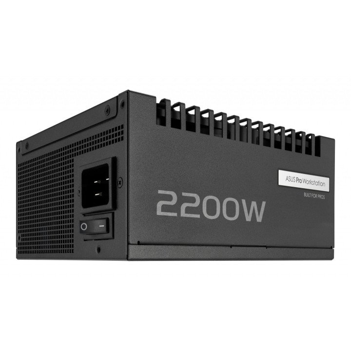 ASUS Pro WS 2200W Platinum Power Supply Unit 20+4 pin ATX Black