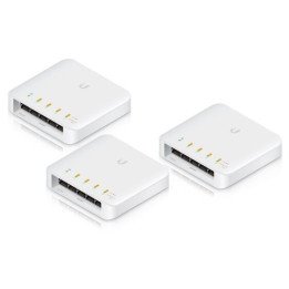 Ubiquiti USW-FLEX-3 UniFi Switch Flex (3-pack) Managed L2 Gigabit Ethernet PoE