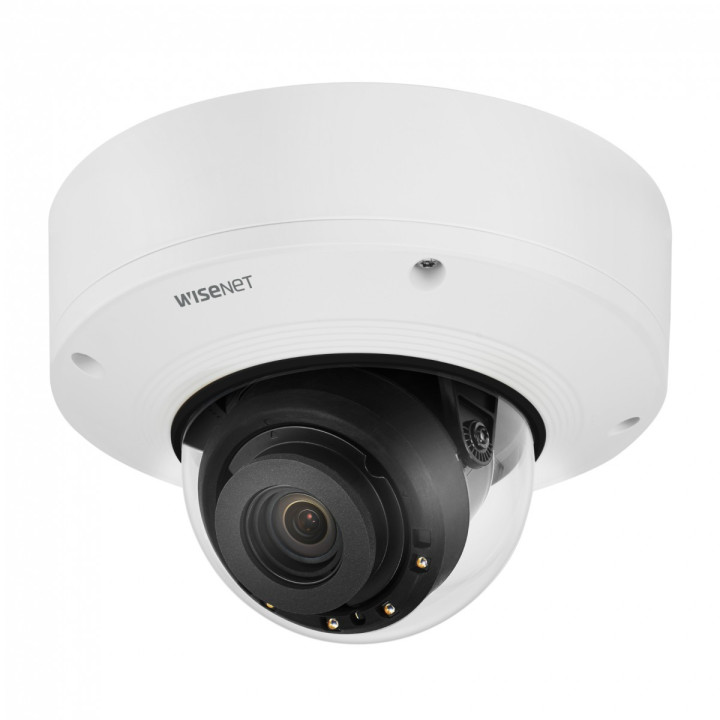 Hanwha Vision XNV-8082R 6MP kupola IP drošības kamera ar IR, PoE, āra, IK10