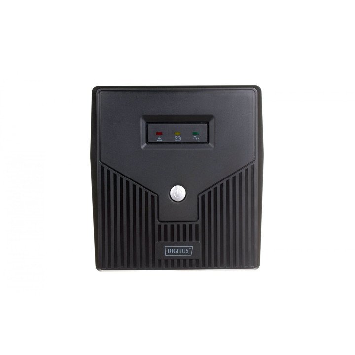 DIGITUS DN-170065 Line-Interactive UPS, 1000VA/600W, 12V/7Ah x2 Battery, 4x CEE 7/7, USB, RS232, RJ45, LED