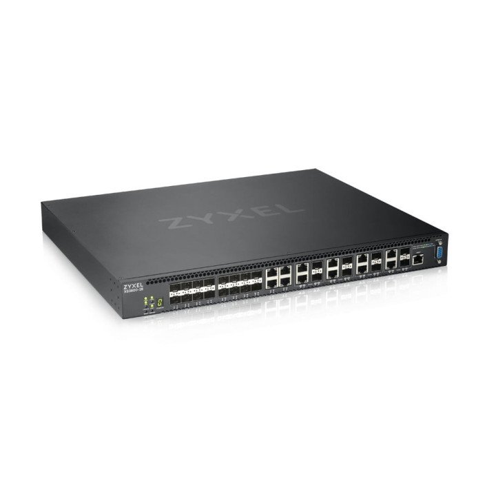 ZyXEL XS3800-28-ZZ0101F 28-Port 10GbE L2+ Managed Switch Nebula Flex Pro