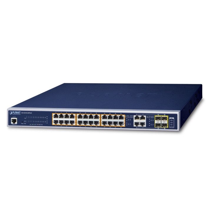 PLANET GS-4210-24PL4C 24-porttinen PoE+ hallinnoitu kytkin 430W