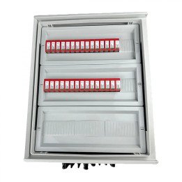 EMITER EM-1365_DC DC Junction Box IP66 with Surge Protection Device Dehn 1000V Type 2, 10x PV Strings, 10x MPPT