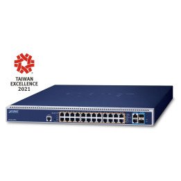 PLANET GS-6322-24P4X L3 24-Port Gigabit PoE++ Managed Switch with 10G Uplinks