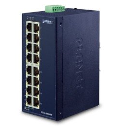PLANET ISW-1600T IP30 Industrial 16-Port 10/100TX Ethernet Switch