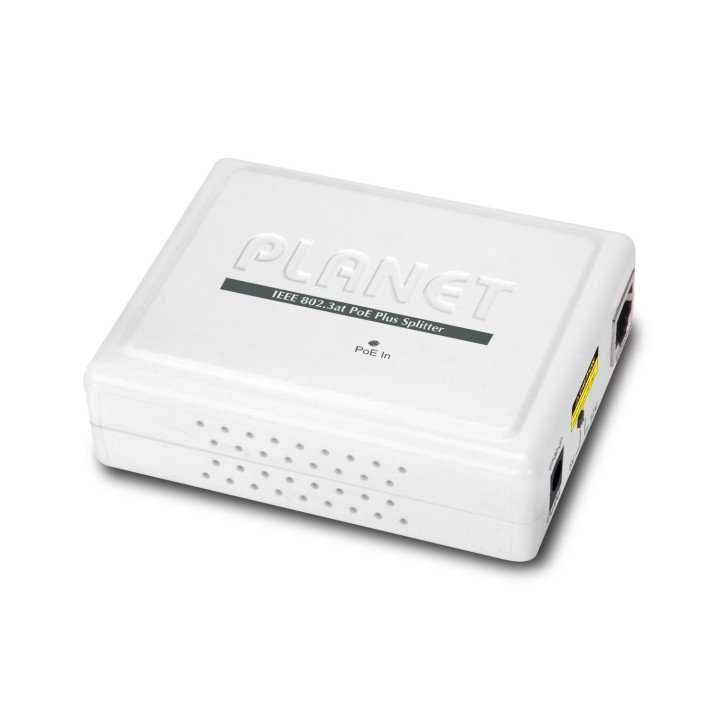 PLANET POE-161S Gigabit PoE+ Splitter 12V / 5V IEEE 802.3at Power Adapter