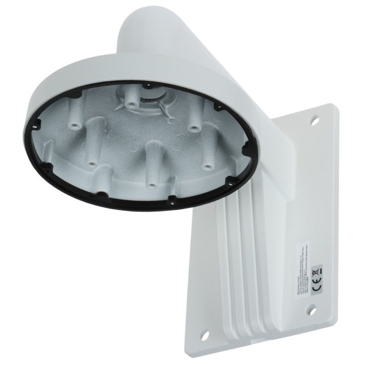 Hikvision DS-1473ZJ-155 Wall Mount Bracket for Cameras, 3 kg Load, Aluminium White