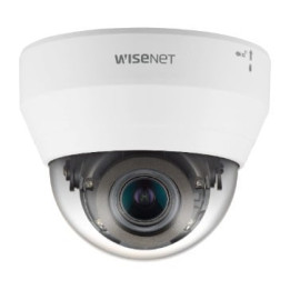 Hanwha Vision QND-6082R 2MP iekštelpu kupola IP drošības kamera ar IR nakts redzamību, PoE, AI analītiku