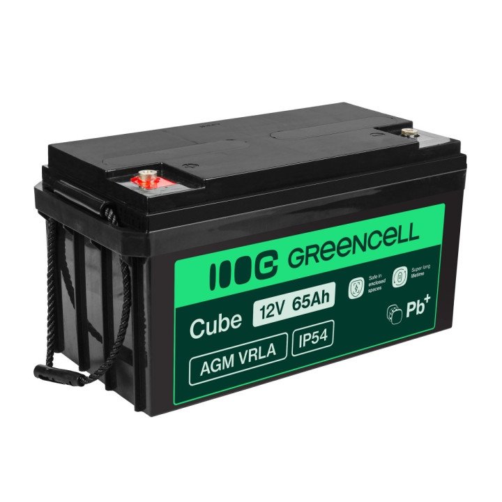 Green Cell AGM28 12V 90Ah VRLA Battery for Camper, Solar, Marine