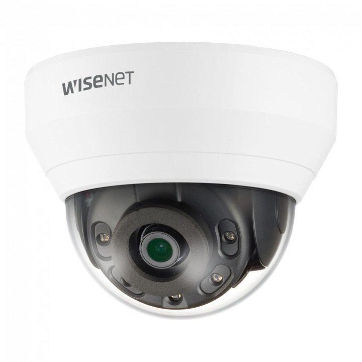 Hanwha Vision QND-7012R Dome IP Security Camera, Indoor, 2MP, White