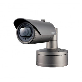Hanwha Vision XNO-6010R Bullet IP Security Camera, 2MP, Indoor/Outdoor, Wall Mount, Black