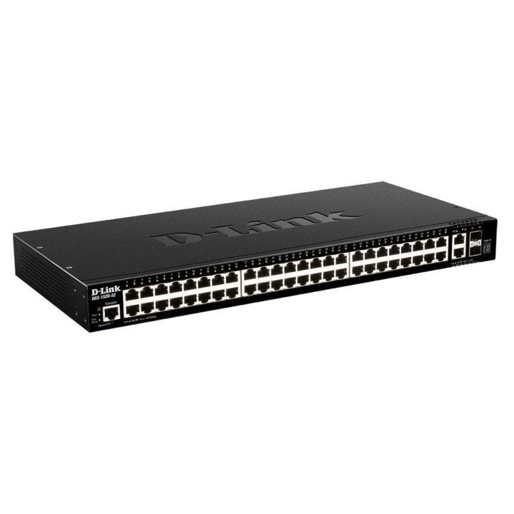 D-Link DGS-1520-52 Managed L3 10G Ethernet Switch, 1U, Black