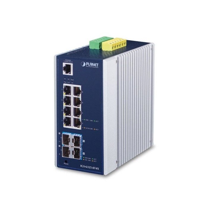 PLANET IGS-6325-8T4X Tööstuslik L3 lüliti 8+4 porti