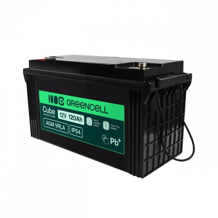 Green Cell AGM12V120AH-J 12V 120Ah aku
