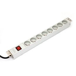 DIGITUS A-19-STRIP-2-IMP 19" teline-PDU 8x E-tyyppi 16A