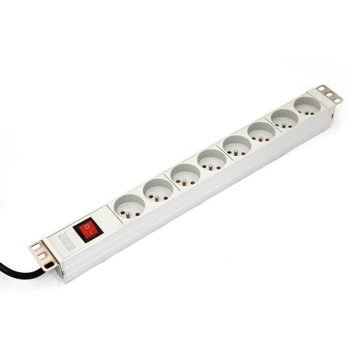 DIGITUS A-19-STRIP-2-IMP 19" teline-PDU 8x E-tyyppi 16A