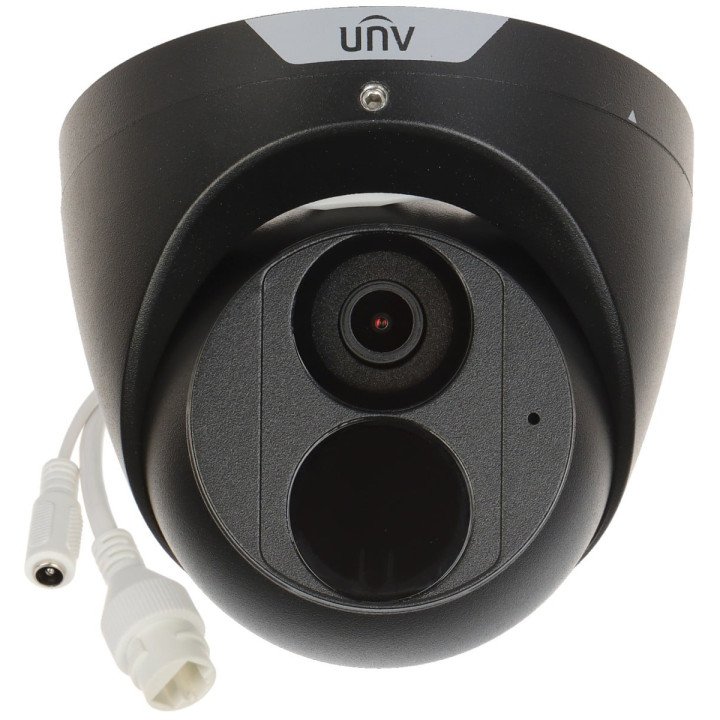Uniview IPC3615SB-ADF28KM-I0-BLACK 5MP PoE Security Camera with IR Night Vision