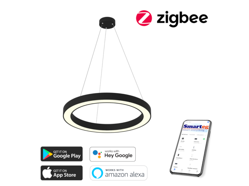 Viedā šūnu lampa 95cm 66W melna Zigbee