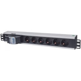 Intellinet 711432 19" 1.5U 6-paikkainen Virtajohto 16A