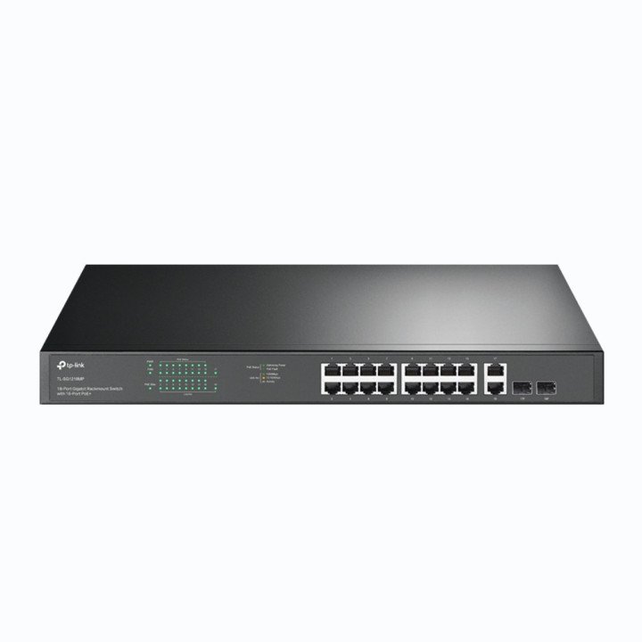TP-Link TL-SG1218MP 18 prievadų Gigabit PoE+ jungiklis 250W
