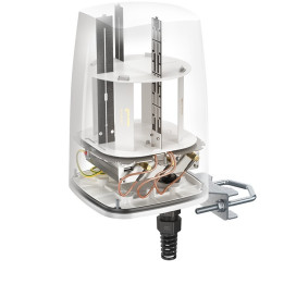 QuWireless AX10S daudzvirzienu antena 7 dBi pastiprinājums 2,4-6 GHz PoE