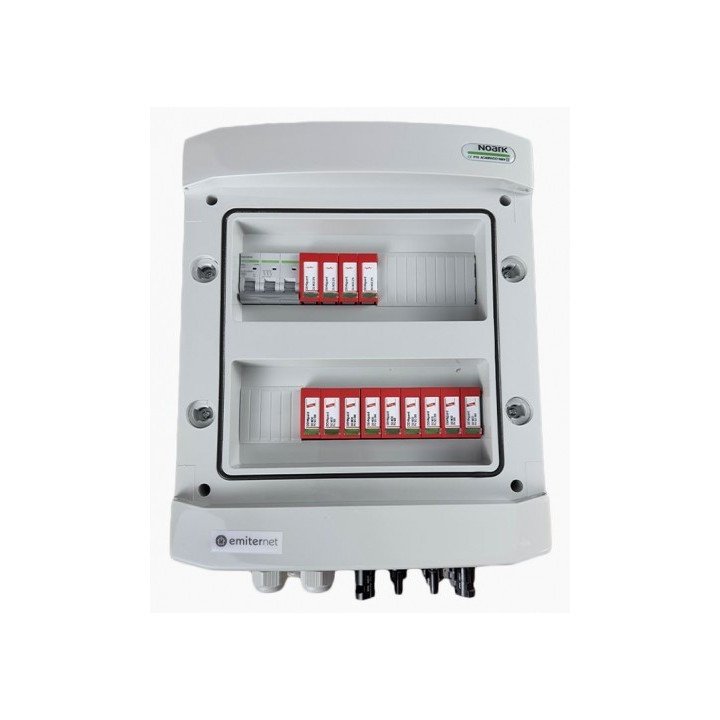 EMITER EM-729N_DCAC DCAC Switchgear IP65, SPD DC Noark 1000V Type 1+2, 3 x PV String, 3 x MPPT, SPD AC Noark Type 1+2, 50A 3-F