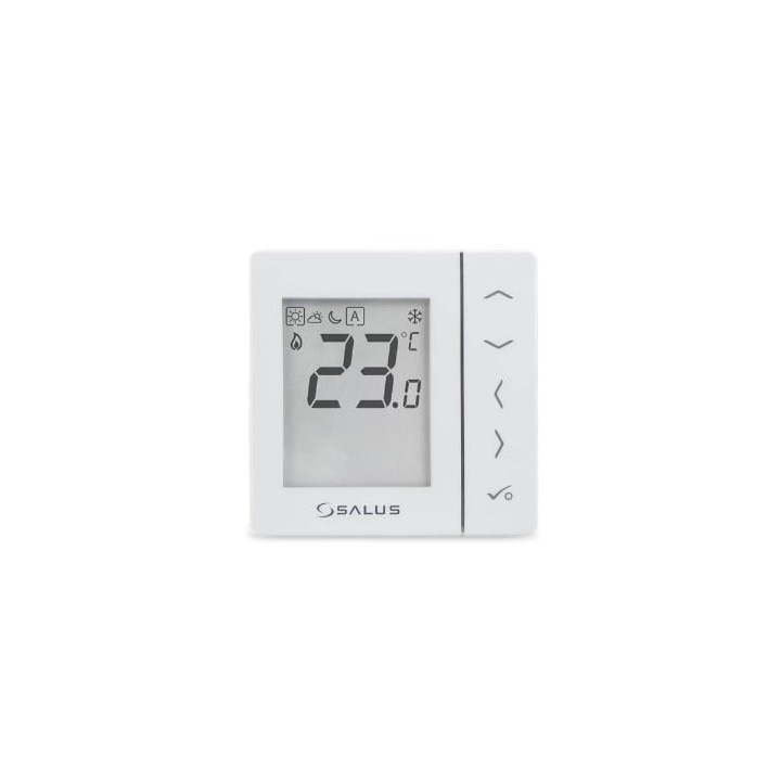Salus VS35W Bezvadu ikdienas temperatūras regulators balts - 433MHz RF termostats
