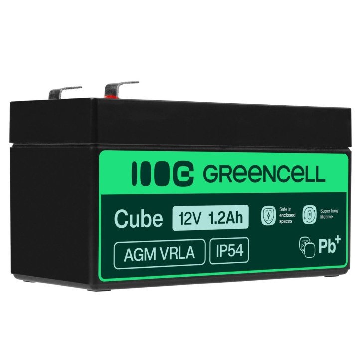 Green Cell AGM17 12V 1.2Ah VRLA Battery