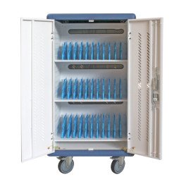 Techly I-CABINET-30DTY Charging Cabinet for 30 Laptops/Tablets, 30 AC 230V Sockets