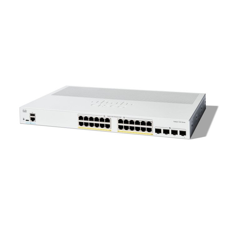 Cisco Catalyst 1200 24-Port Gigabit PoE Switch with 4x10G SFP+ (C1200-24P-4X)