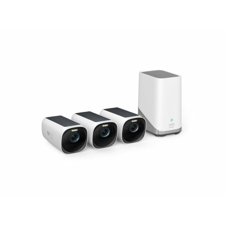 Eufy eufyCam S330 (eufyCam 3) 3-Cam Kit T88723W1 Outdoor Security Camera 4K