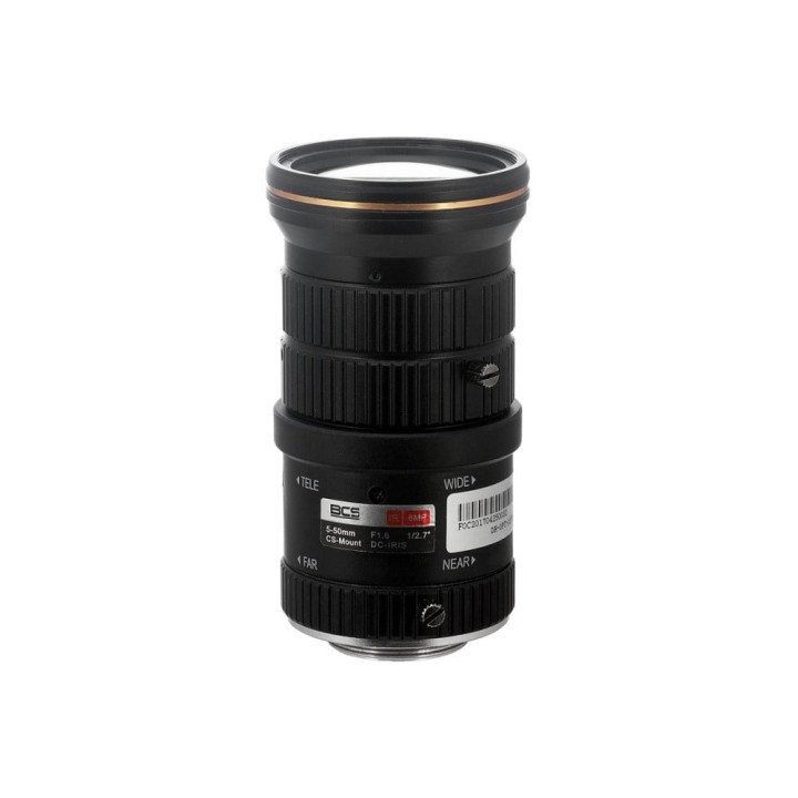 BCS BCS-05506MIR 5-50mm Variable Focal Megapixel Lens with DC Auto Iris for CCTV Cameras