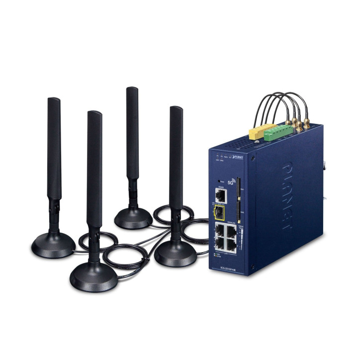 Шлюз PLANET ICG-2515F-NR промышленный 5G NR Cellular Gateway с 1-Port 1000X SFP