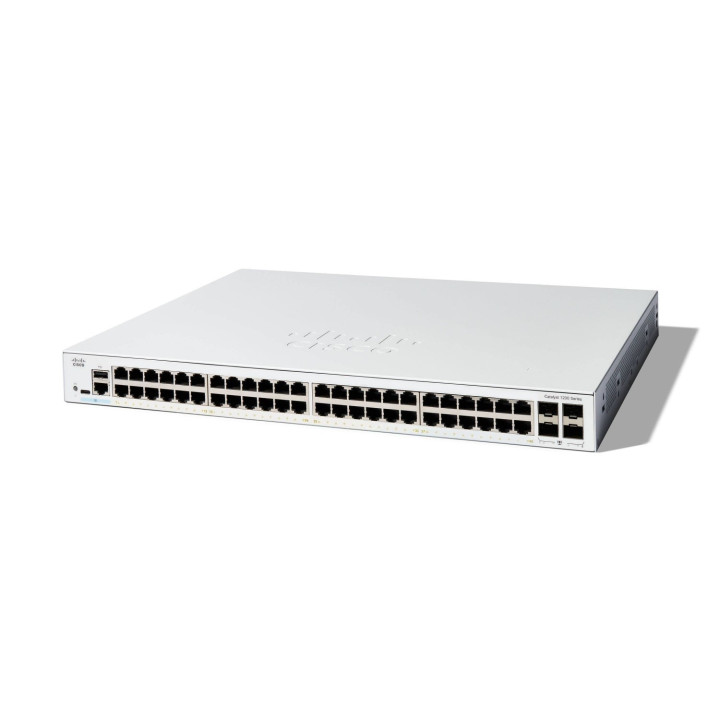 Cisco Catalyst 1200 48-port GE Managed Switch with 4x1G SFP