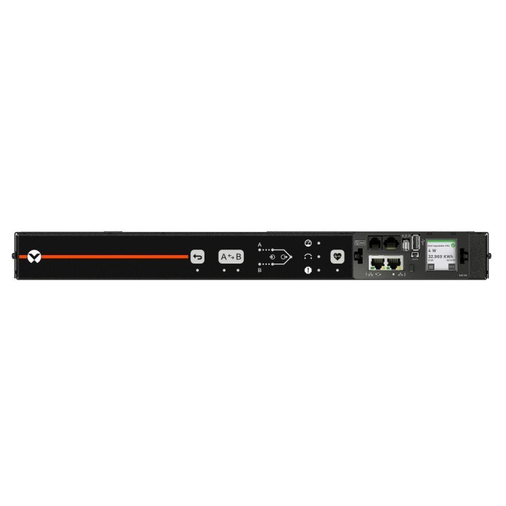 Vertiv Geist AUS5M1R5-06L137-1C14C14A900-D PDU 6 Outlets 0U Black
