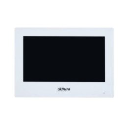 Dahua VTH2621GW-WP 7" IP Touchscreen Monitor, 1024x600, Wi-Fi, PoE, Alarm Integration, White
