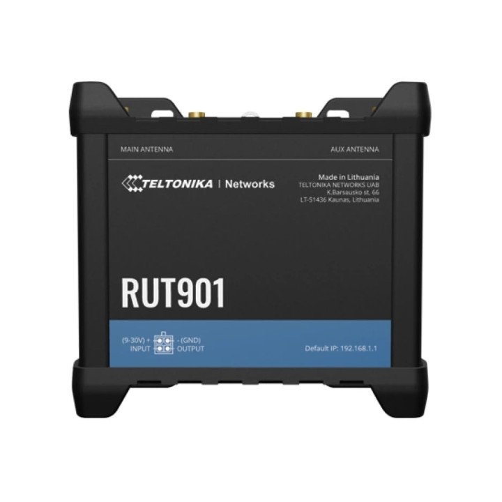 PRIEIGOS TAŠKAS 4G LTE + РОУТЕР RUT901, две SIM-карты, 2,4 ГГц, 300 Мбит/с Teltonika