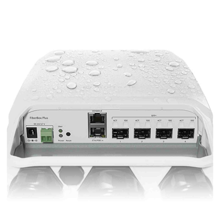 MikroTik CRS305-1G-4S+OUT FiberBox Plus, 4x SFP+, 1x Gigabit Ethernet, IP66, RouterOS L5