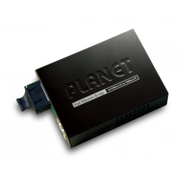 PLANET FT-802S35 10/100TX to 100Base-FX Single-Mode Fiber Media Converter, 35 km, SC Connector