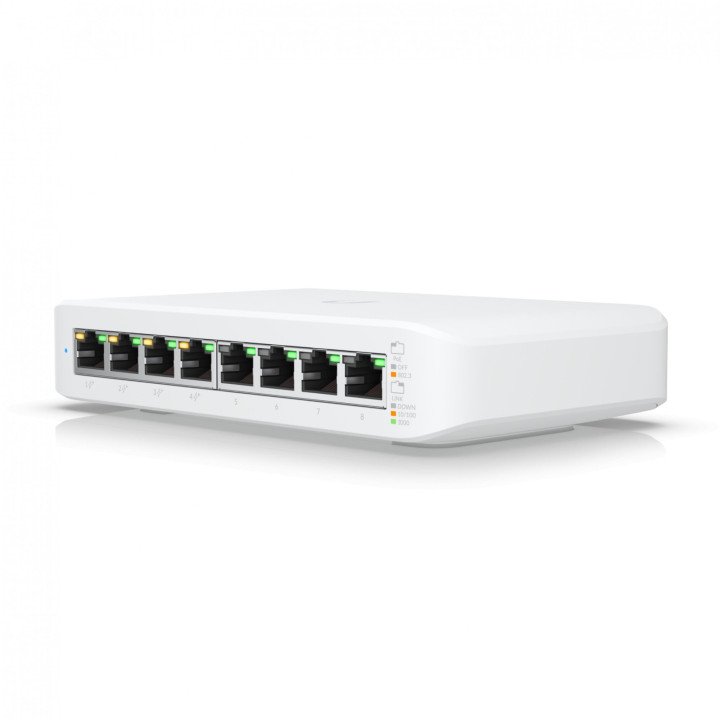 Ubiquiti UniFi Switch Lite 8 PoE (USW-LITE-8-POE) - Managed Gigabit PoE Switch