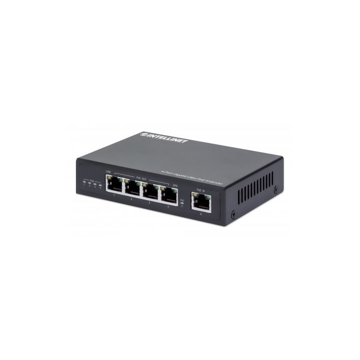 Intellinet 4 portu Gigabit Ultra PoE pagarinātājs 90W - 561617