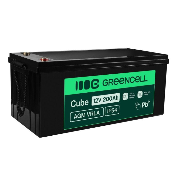 Green Cell AGM33 6V 14Ah VRLA Battery for Alarm Systems, Cash Registers, Toys