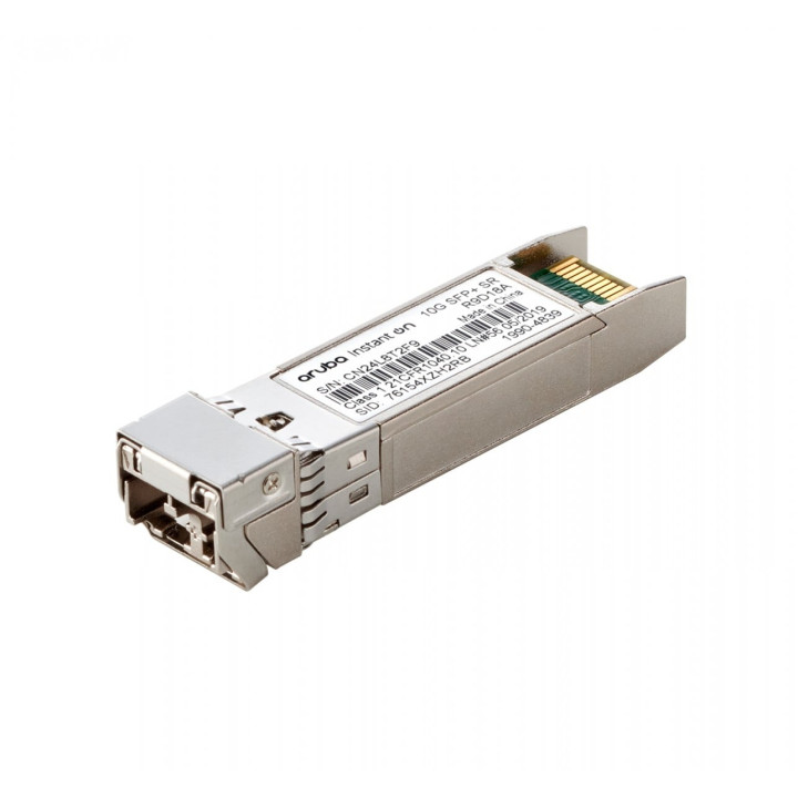 HPE Aruba Instant On 10G SFP+ LC SR 300m OM3 MMF raidītājs R9D18A
