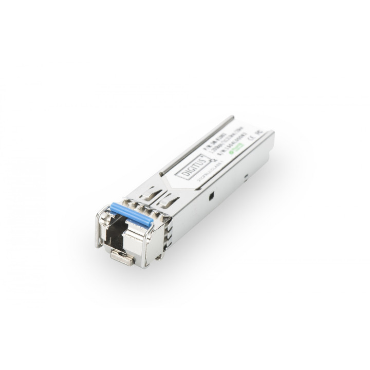 DIGITUS DN-81003 1.25 Gbps SFP modulis, vienmoda, BiDi LC Simplekss, Tx1310nm/Rx1550nm, līdz 20 km
