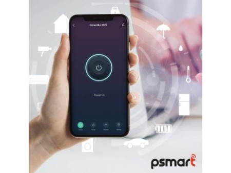 PSMART Mērīšanas ligzda, plastmasa, melna RM WiFi TUYA