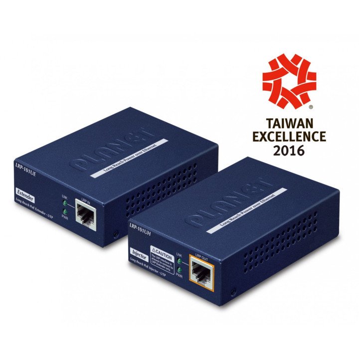 PLANET LRP-101U-KIT 1-Port Long Reach PoE over UTP Extender Kit